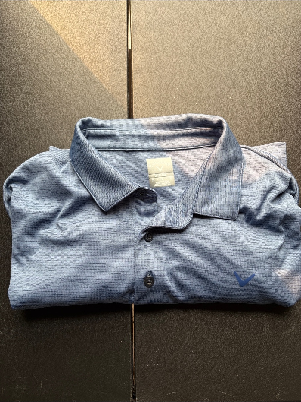 Callaway Men’s Blue Heather Performance Golf Polo